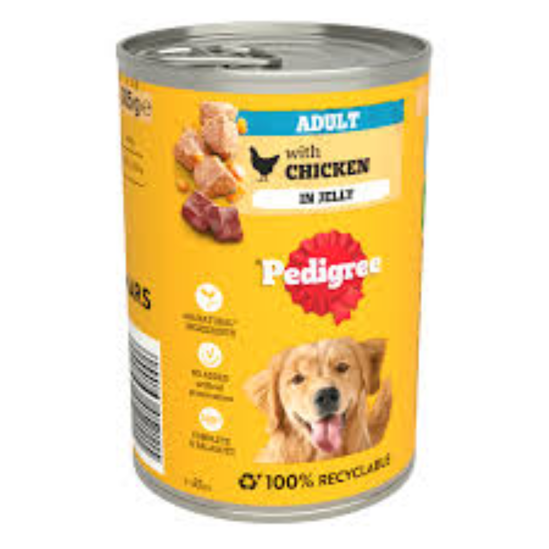 PEDIGREE ADULT CHICKEN IN JELLY 110G